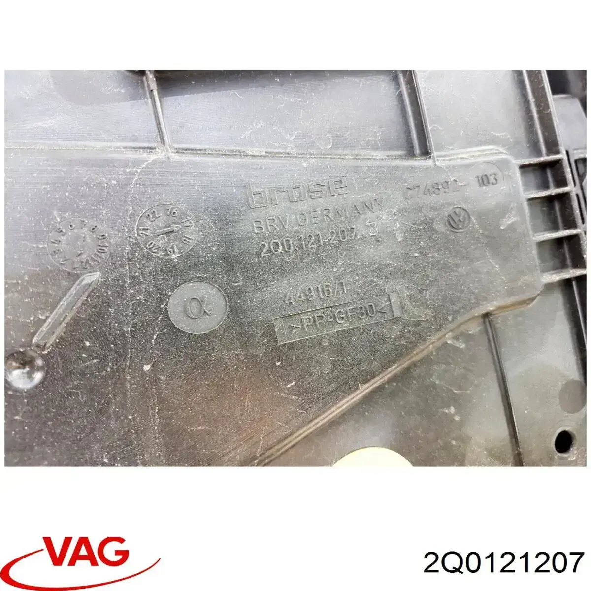 Comprar 2Q0121207 VAG Bastidor, radiador