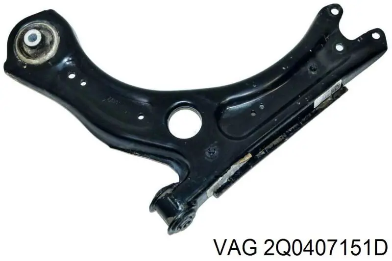 2Q0407151D VAG Brazo inferior izquierdo de la suspensión delantera