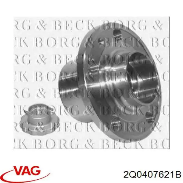 Buje de rueda delantero VAG 2Q0407621B precio, desde 48,55 EUR