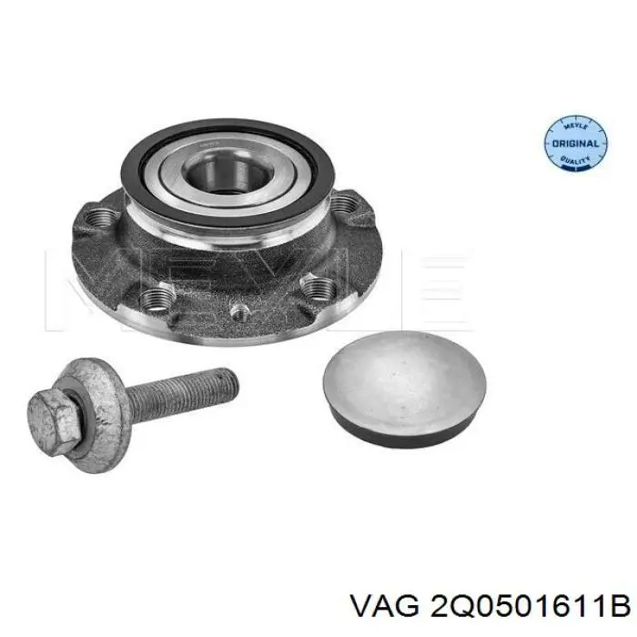 Comprar 2Q0598611A VAG Cubo de rueda, Eje trasero