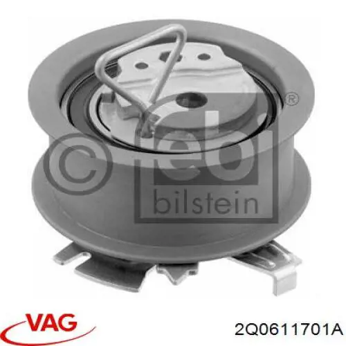 2Q0611701A VAG Tubo de frenos delantero