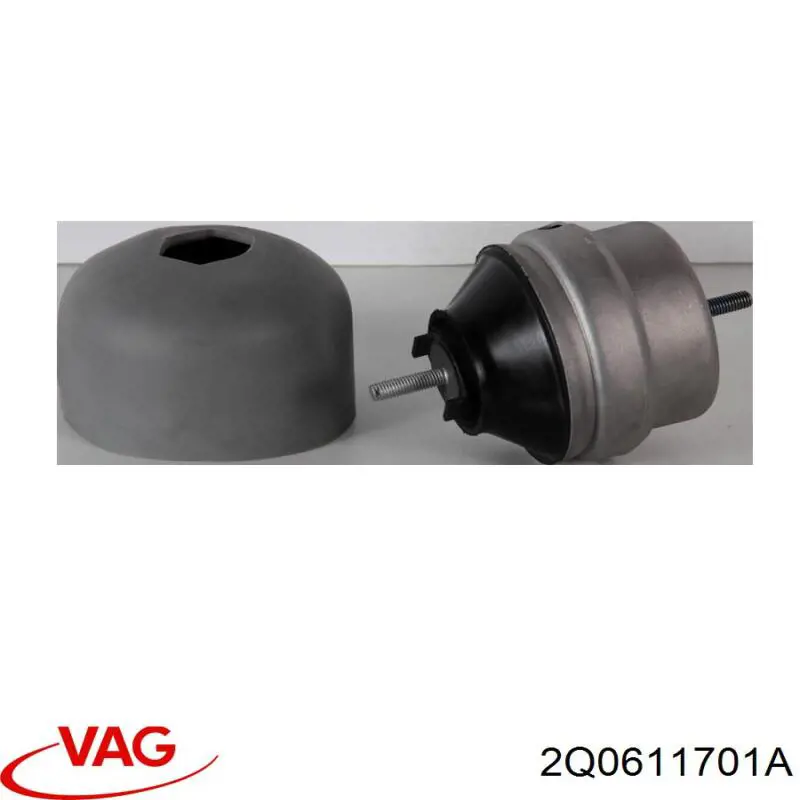 Latiguillos de freno delantero 2Q0611701A VAG