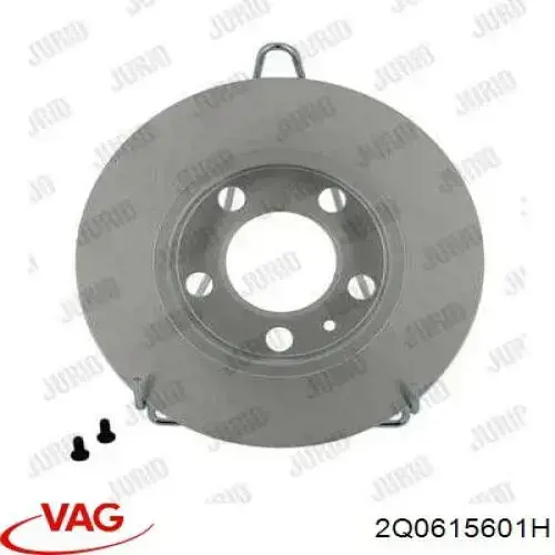 Disco de freno trasero Seat Ibiza 5 KJ1, KJG