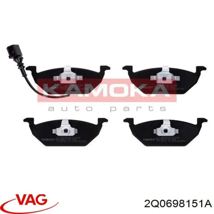 Pastillas de freno delanteras Seat Ibiza 5 KJ1, KJG