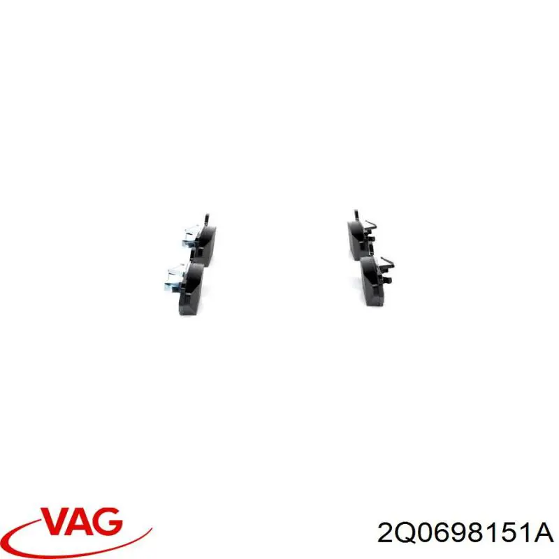 Pastillas de freno delanteras Seat Ibiza 5 KJ1, KJG