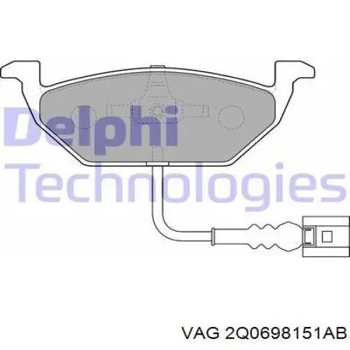 Pastillas de freno delanteras Seat Ibiza 5 KJ1, KJG
