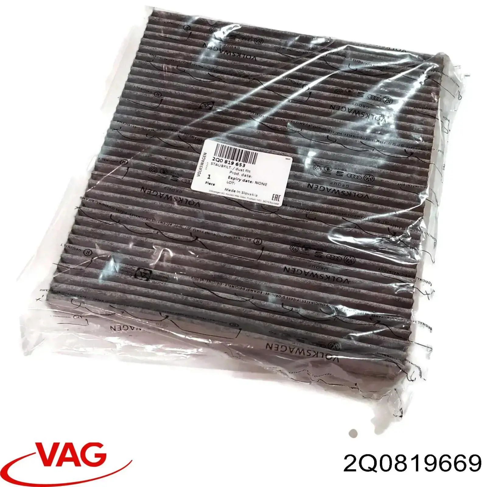 2Q0819669 VAG Filtro antipolen