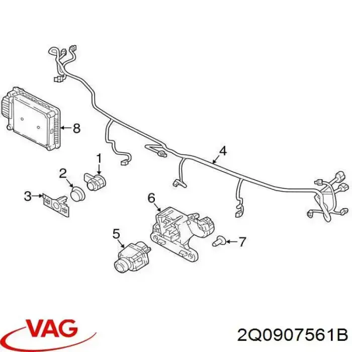 Módulo de crucero VAG 2Q0907572Q precio, desde 286,04 EUR