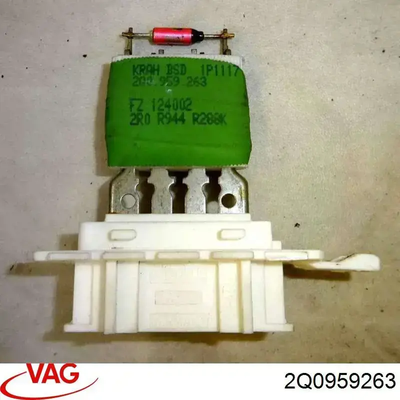 Resistencia de calefacción 2Q0959263 VAG
