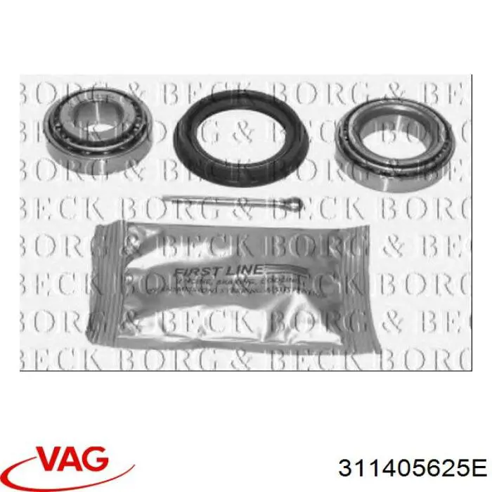 Comprar 311405625E VAG Cojinete interior de rueda trasera