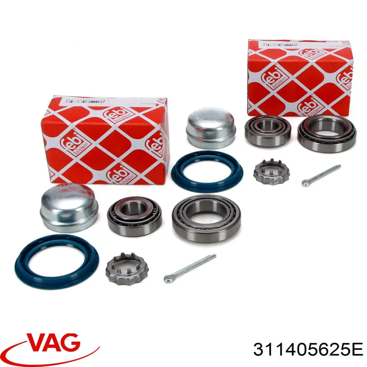 311405625E VAG Cojinete interior de rueda trasera