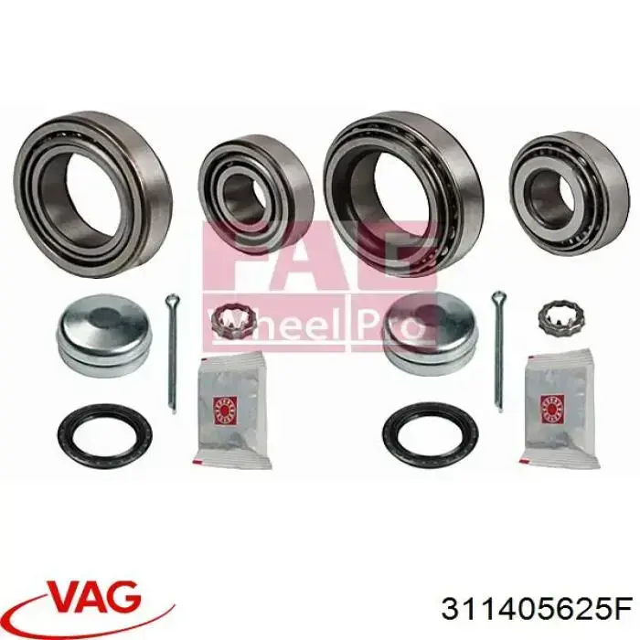 Comprar 311405625F VAG Cojinete interior de rueda trasera
