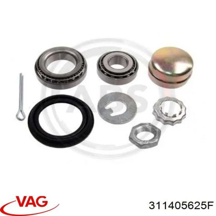 Cojinete interior de rueda trasera VAG 311405625F