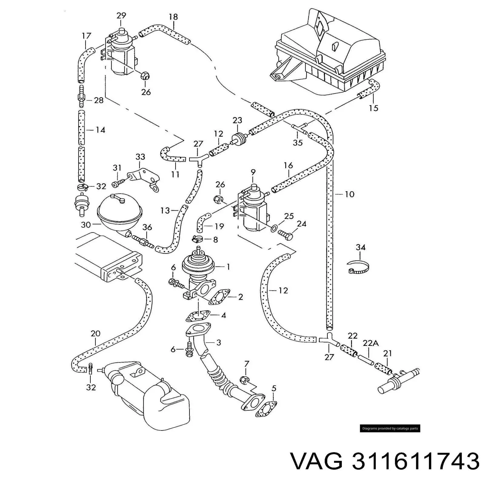  VAG 311611743 precio, desde 8,08 EUR