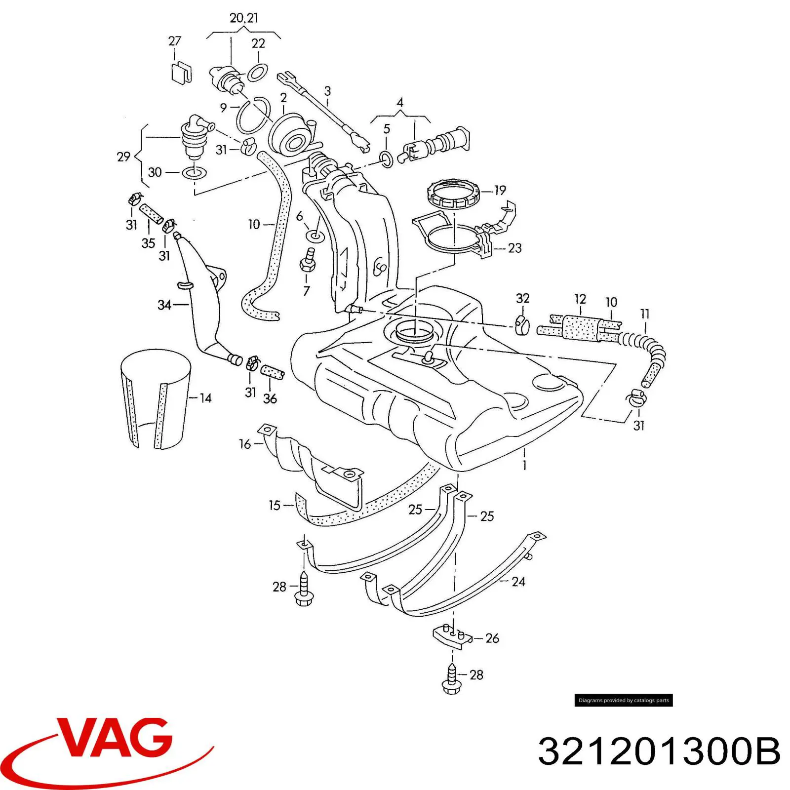 Comprar 321201300B VAG 