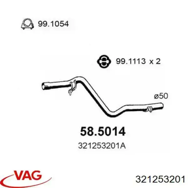 FP 9536 G21 FPS silenciador del medio