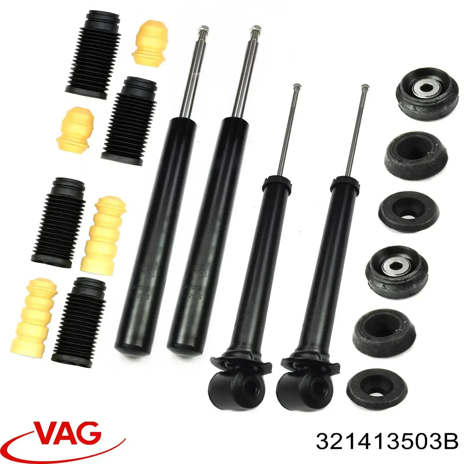 Amortiguador delantero Audi 80 89, 89Q, 8A