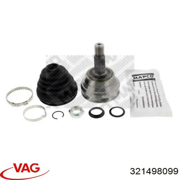 Junta homocinética para Audi 80 B1 82