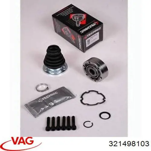 Juego de articulación, árbol de transmisión, interior delantera VAG 321498103