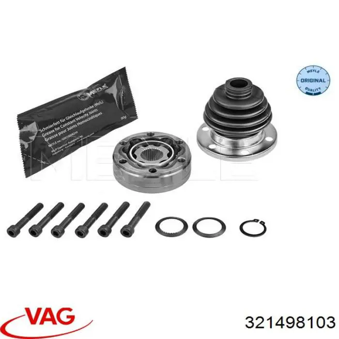 Junta homocinética interna delantera VAG 321498103 precio, desde 32,59 EUR