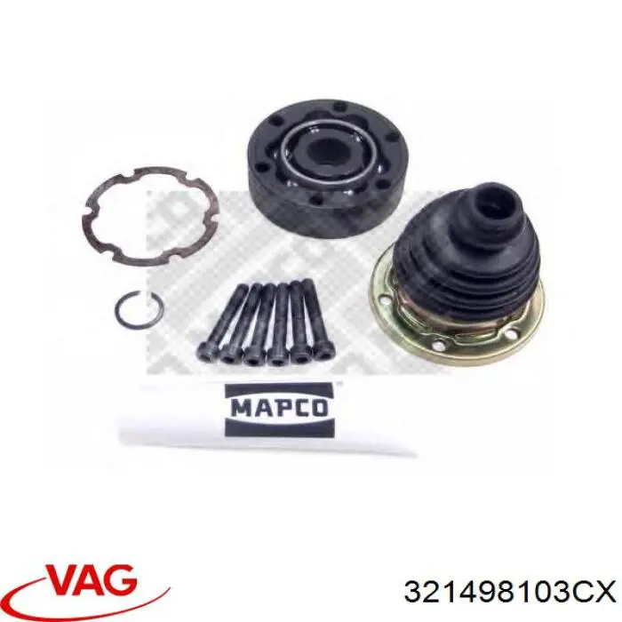 Junta homocinética interna delantera derecha VAG 321498103CX precio, desde 36,30 EUR