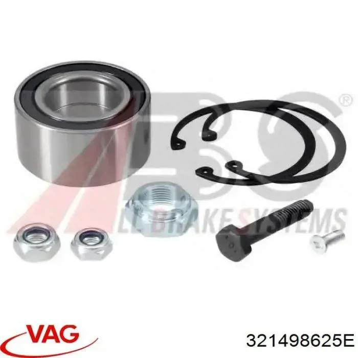 Cojinete de cubo delantero/trasero VAG 321498625E precio, desde 22,48 EUR