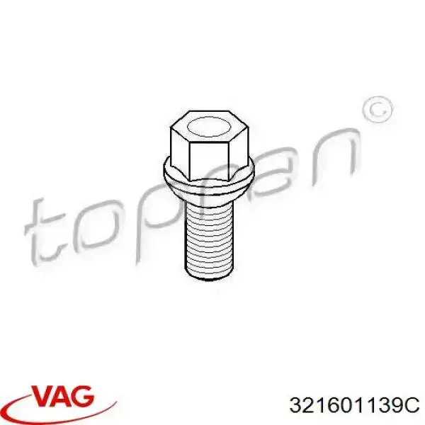 Tornillos para ruedas VAG 321601139C precio, desde 1,89 EUR