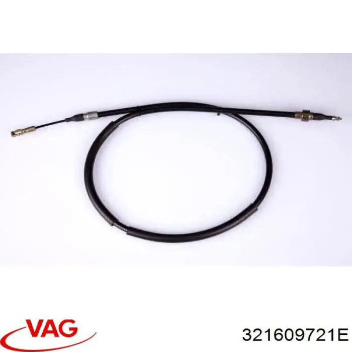 Cable de freno de mano trasero derecho/izquierdo para Volkswagen Passat (B2, 32B)