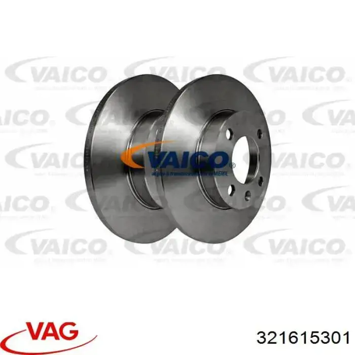 Comprar 321615301 VAG Freno de disco delantero