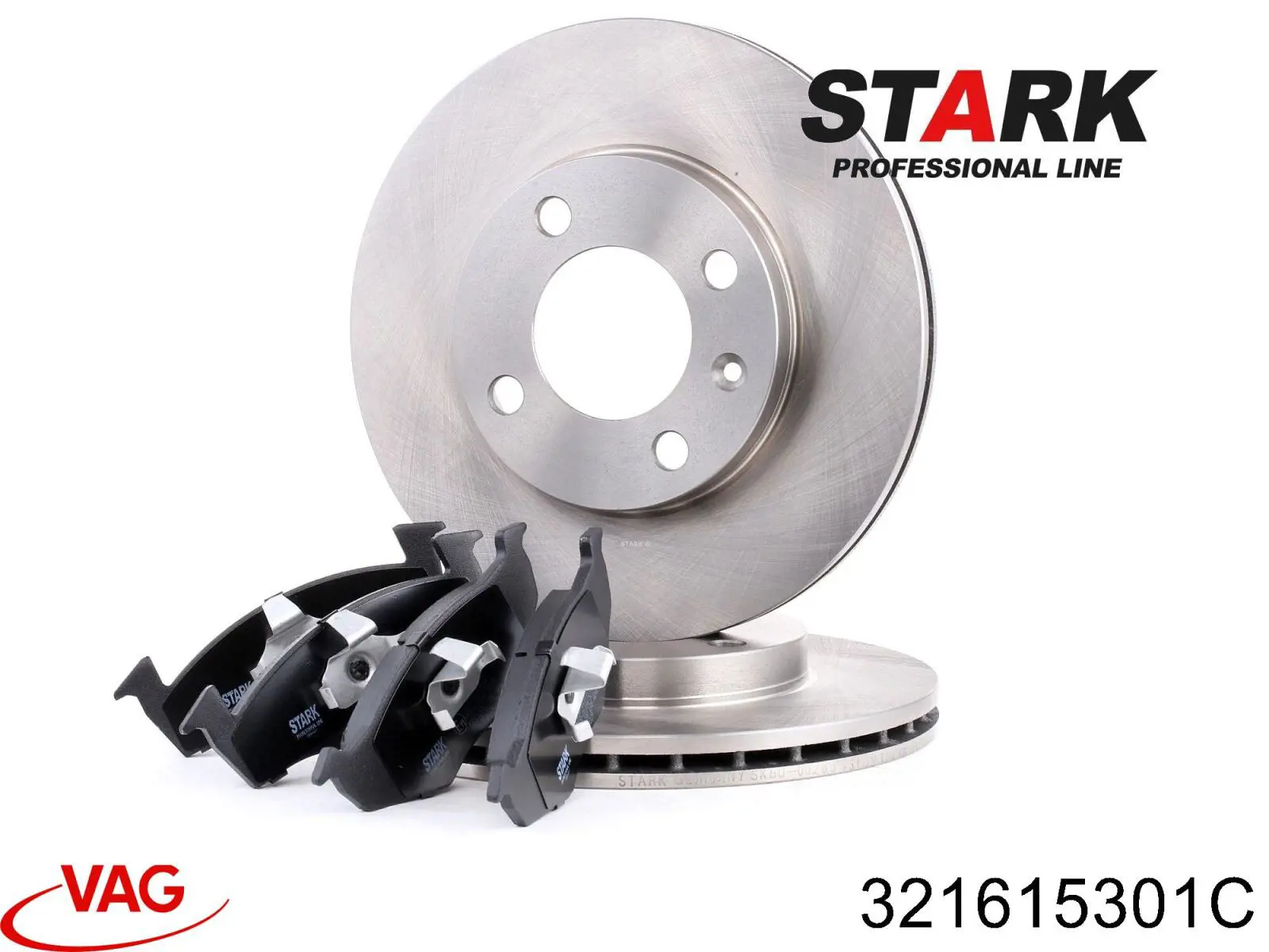 Comprar 321615301C VAG Freno de disco delantero