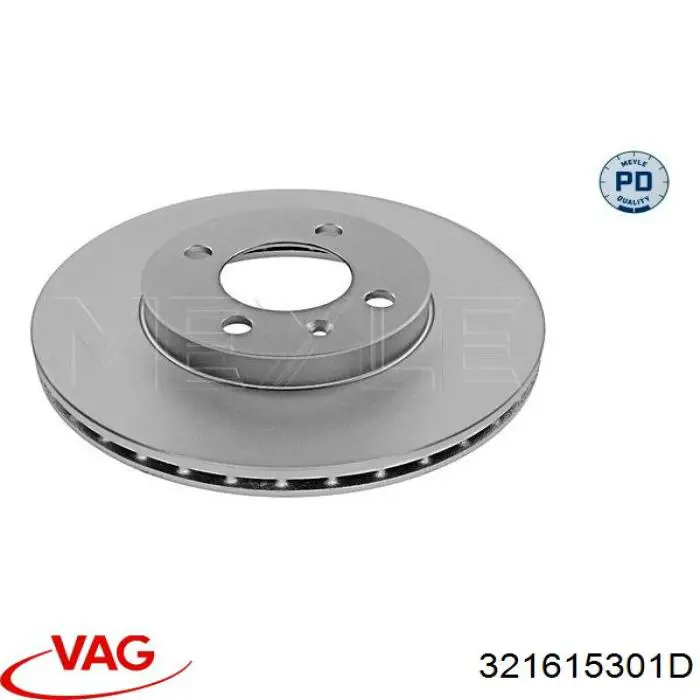 Comprar 321615301D VAG Freno de disco delantero