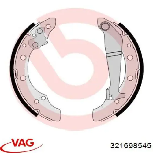 Zapatas de freno de tambor traseras VAG 321698545 precio, desde 23,49 EUR