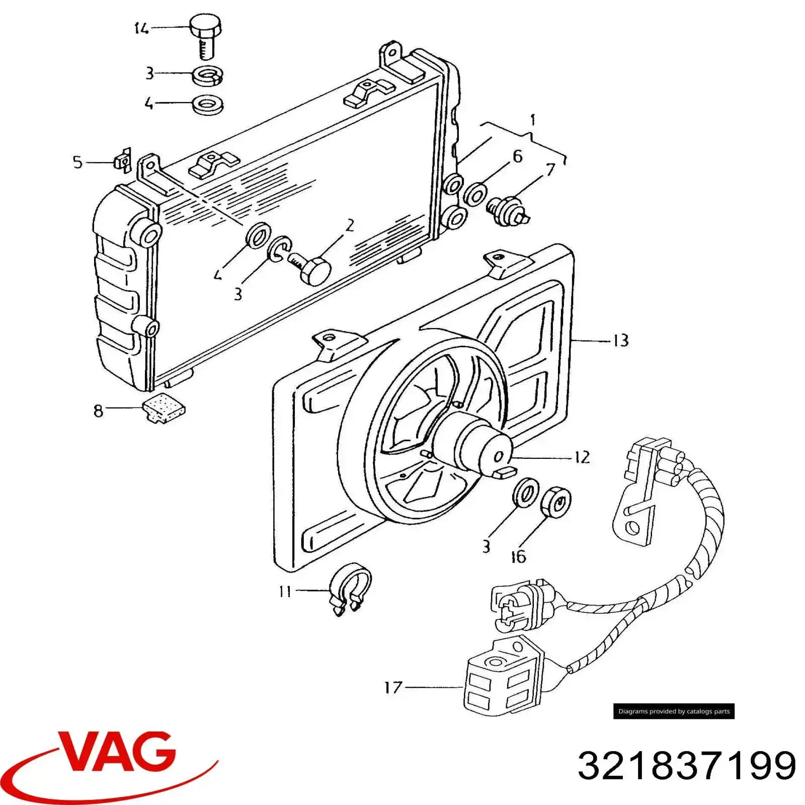  VAG 321837199 precio, desde 0,85 EUR