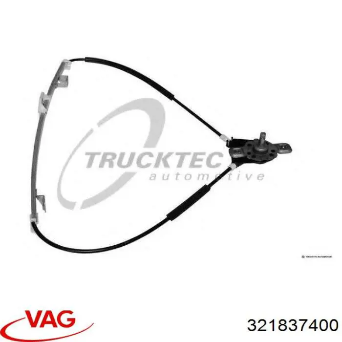 Mecanismo de elevalunas, puerta delantera derecha Audi 80 82