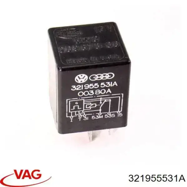 Relé de intermitencia del limpiaparabrisas Seat Cordoba 6K2, C2