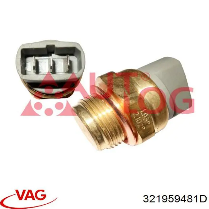 321959481D VAG sensor, temperatura del refrigerante (encendido el ventilador del radiador)