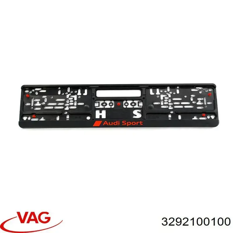 Soporte de matrícula delantera VAG 3292100100 precio, desde 33,38 EUR