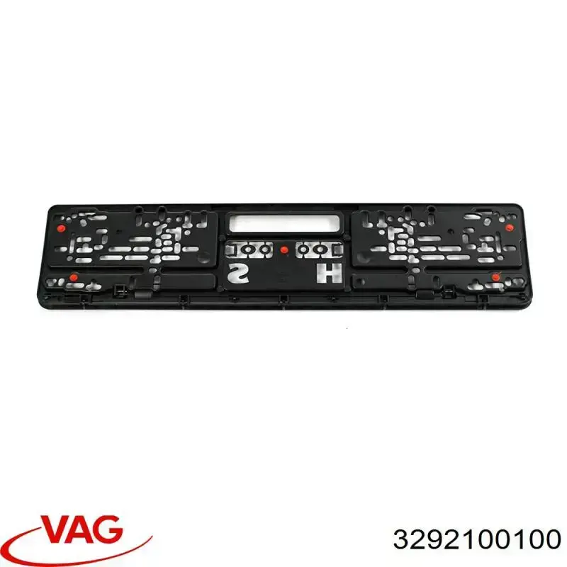 Soporte de matrícula delantera 3292100100 VAG