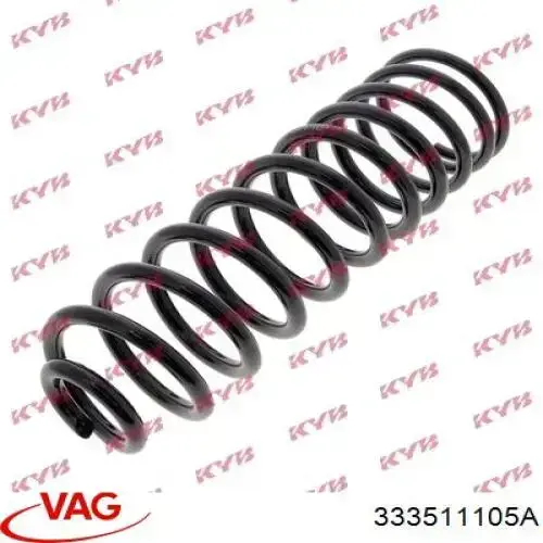 Comprar 333511105A VAG Muelle de eje trasero