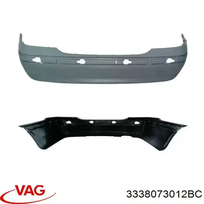 Paragolpes trasero Volkswagen Passat B3, B4