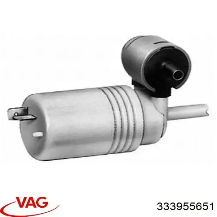 333955651 VAG Bomba-motor de limpiaparabrisas delantero/trasero