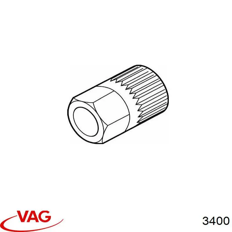 Cabezal para instalación de polea del alternador 3400 VAG
