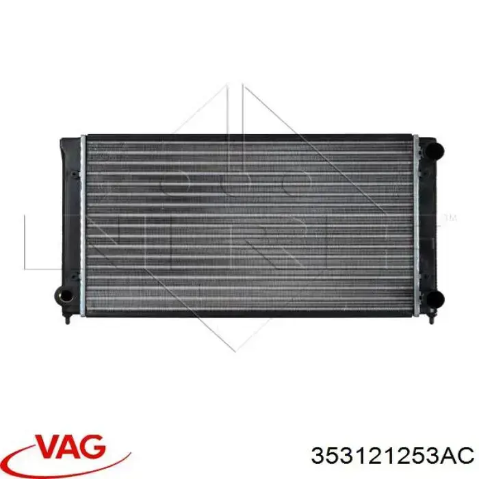 353121253AC VAG radiador