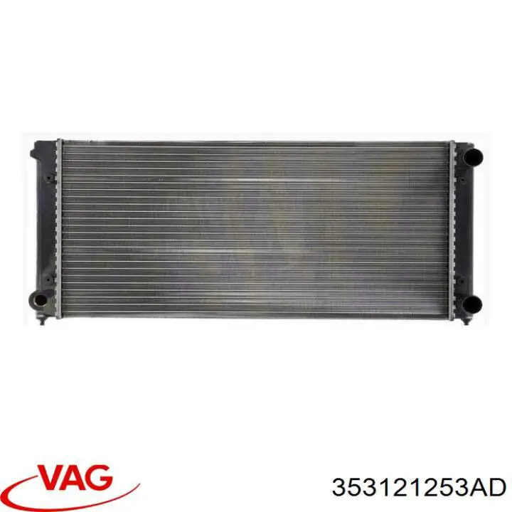 353121253AD VAG radiador refrigeración del motor