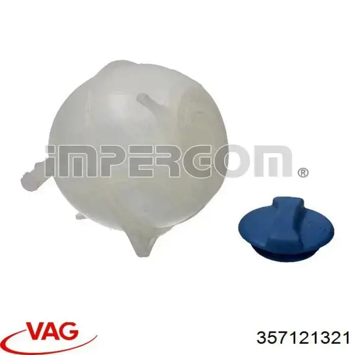 Tapón de expansión de refrigerante/anticongelante Volkswagen Golf 3 1H1