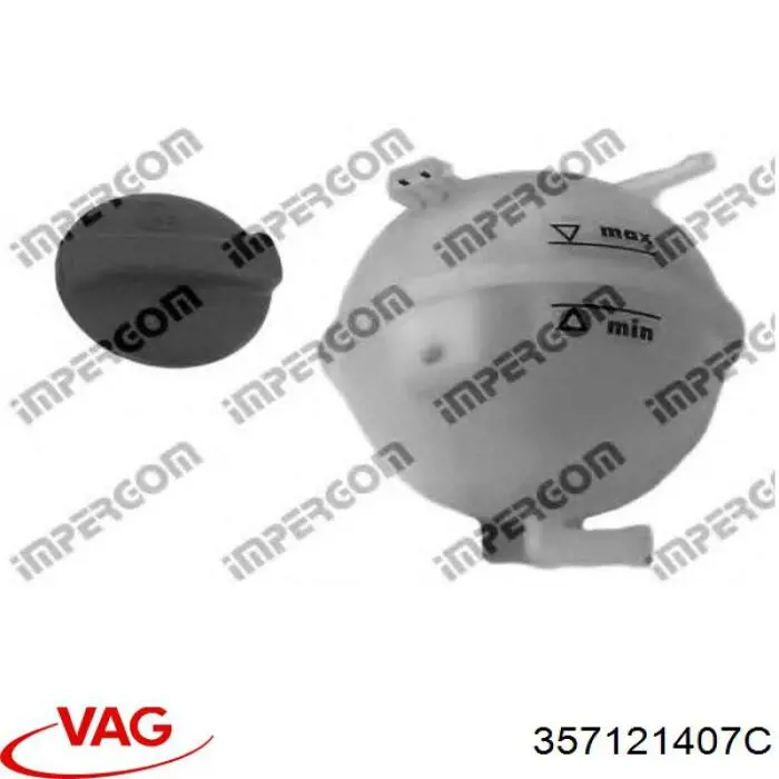 Vaso de expansión 357121407C VAG
