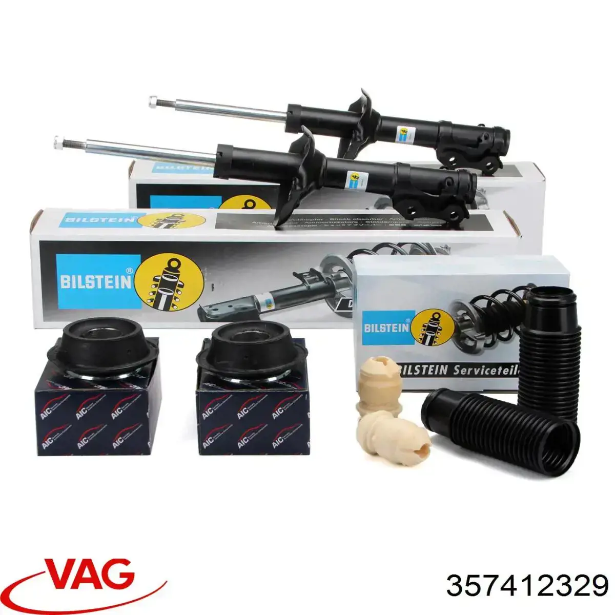 Soporte del amortiguador delantero VAG 357412329 precio, desde 12,25 EUR