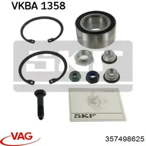 Comprar 357498625 VAG Cojinete de rueda trasero