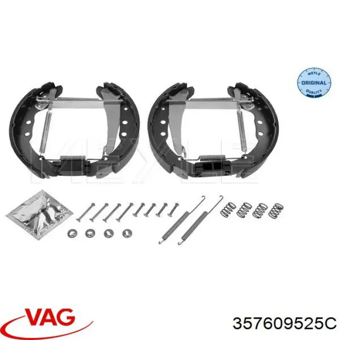 Zapatas de freno de tambor traseras VAG 357609525C precio, desde 28,49 EUR