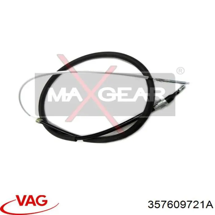 357609721A VAG cable de freno de mano trasero derecho/izquierdo